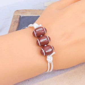 **NEW Adjustable Sports Bracelets!  Soccer Football Tennis Baseball Basketball